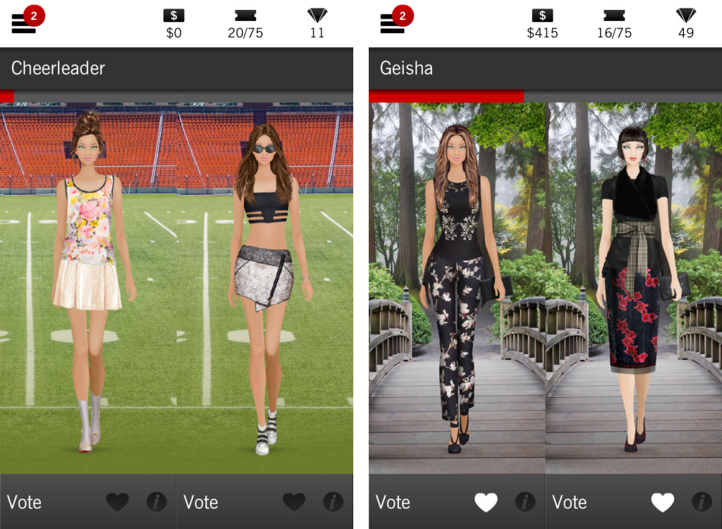 covet fashion vote on looks