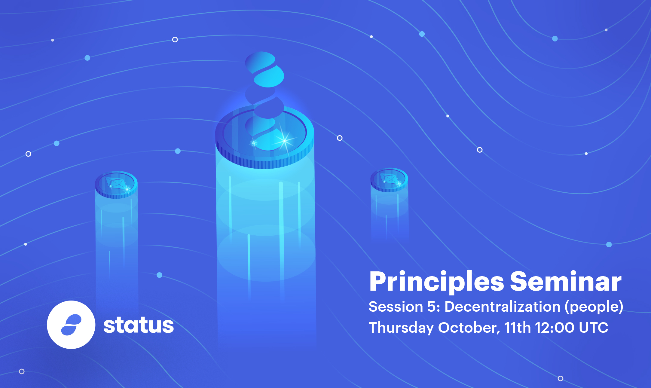 Status.im principles graphic - decentralization of people